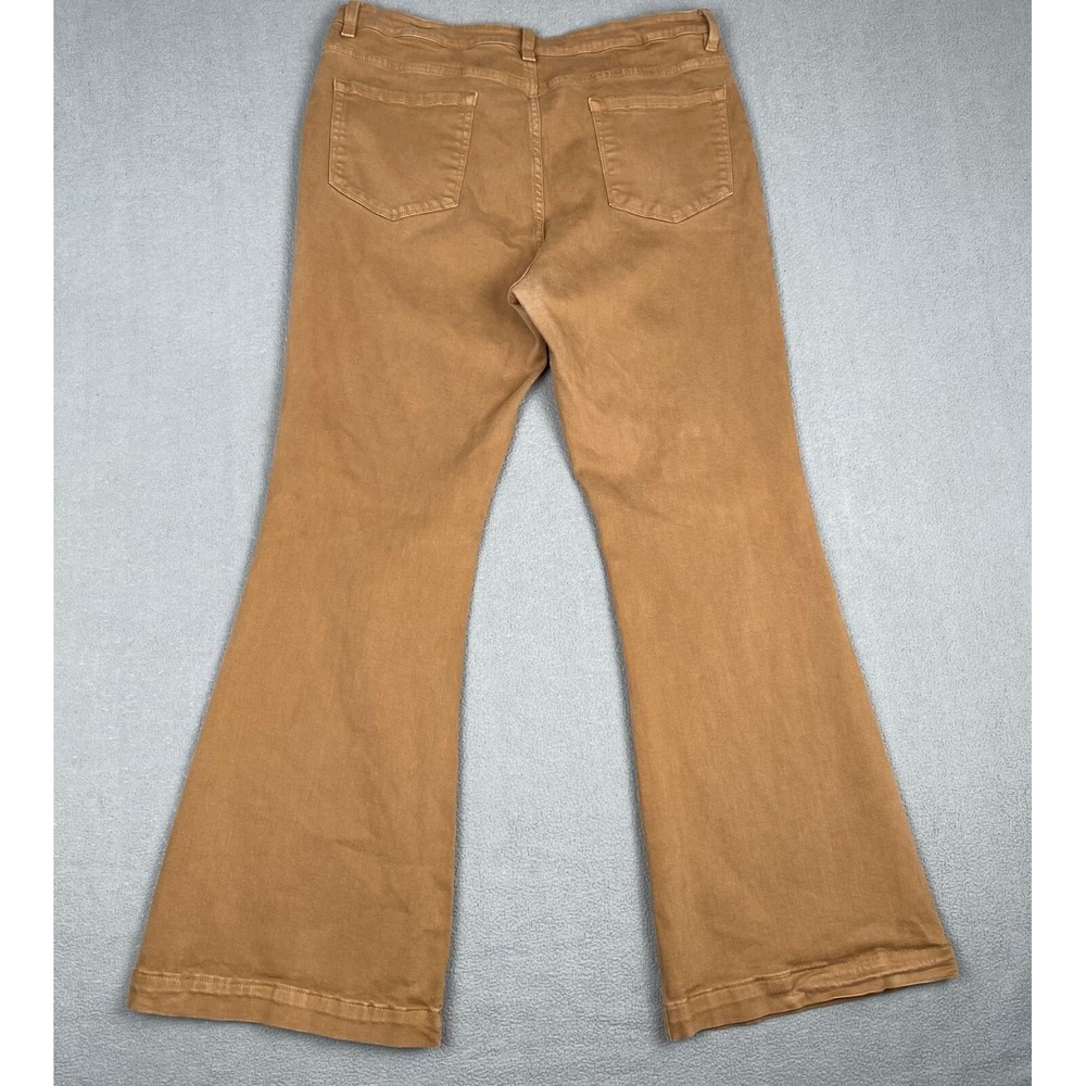 Soft Surroundings Women's size 16 Brown Pants Relaxed Boot Cut Jeans - Picture 9 of 9